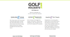 Desktop Screenshot of golfholidays.com