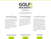 Tablet Screenshot of golfholidays.com